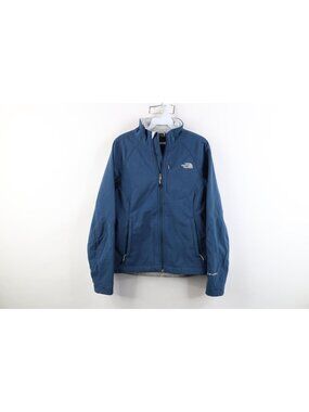 Vintage The North Face Womens Size Medium Apex Softshell Full Zip Jacket Blue